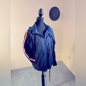 ZYIA NAVY RAINBOW BOMBER JACKET 🌈